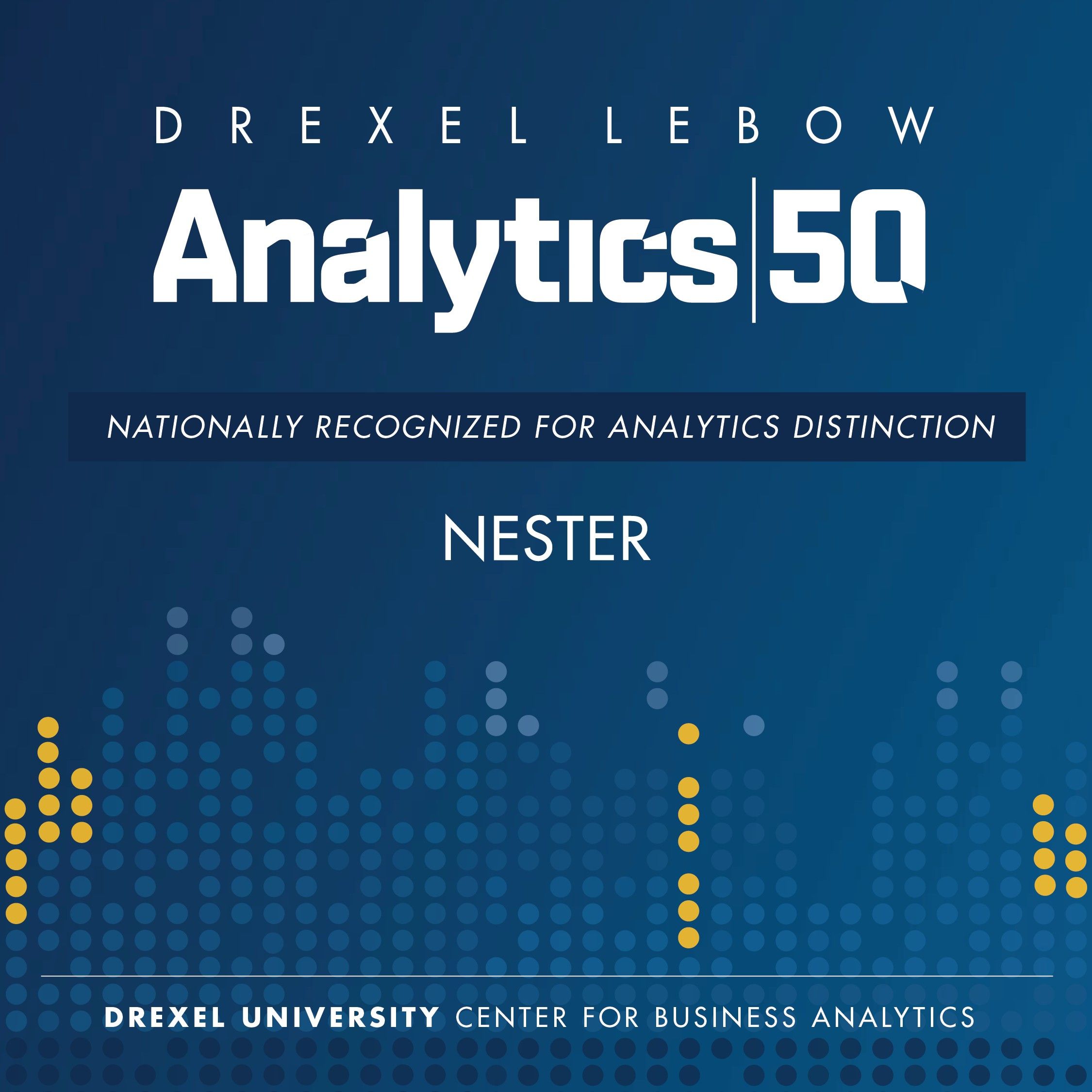 Efficiency, Integrity and Transparency Set Apart the 2023 Drexel LeBow Analytics 50 Awardees